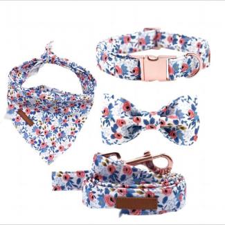 dogs nylon adjustable metal buckle collar