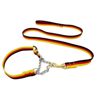   Medium and large lead walking dog leash horse dog German Moo golden hair lead rope pounce bite rope