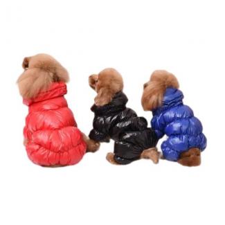 Print waterproof dogs coat life winter puffer dog jacket pet clothes 