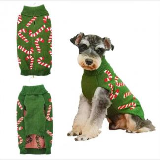 wholesale Autumn and Winter christmas dog sweater knit dog sweater puppy sweater christmas pet clothes